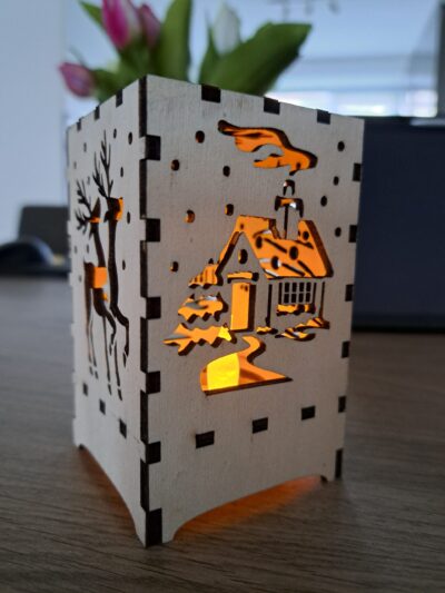 Theelicht houder kerst