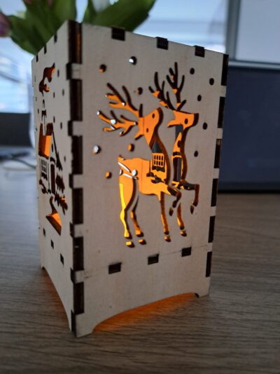 Theelicht houder kerst