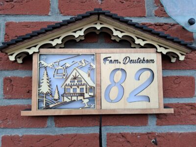 Naambord met inlay naar keuze