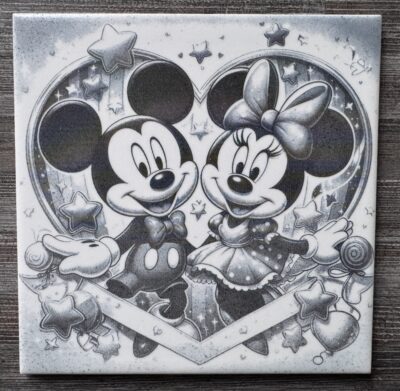 Mickey & Minny Mouse tegeltje